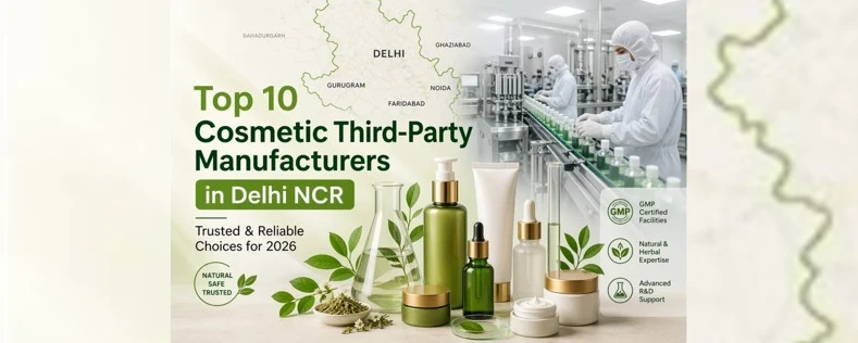 Top 10 Cosmetic Third-Party Manufacturers in Delhi NCR: Trusted & Reliable Choices for 2026